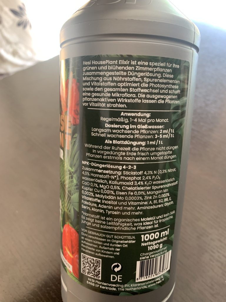 hesi houseplant elixir,pflanzendünger | BLUMBASTIK