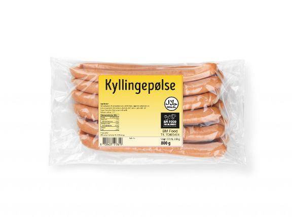 Kyllingeostepølse