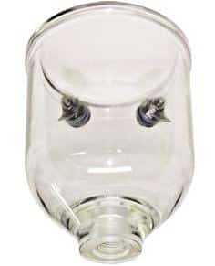 Separ glassbolle med ring og kontakter