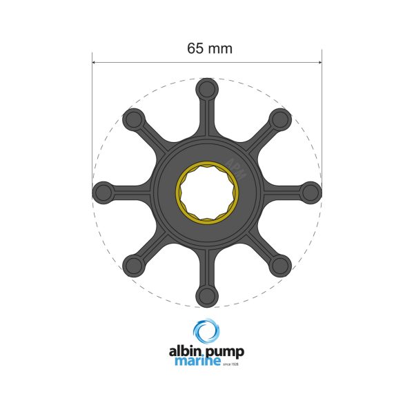 Impeller Albin Pump 06-01-037