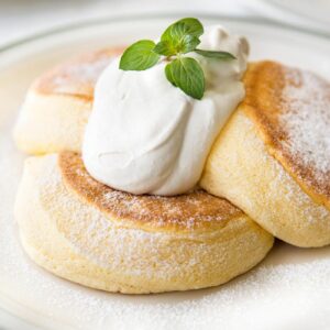 fluffiga japanska pannkakor