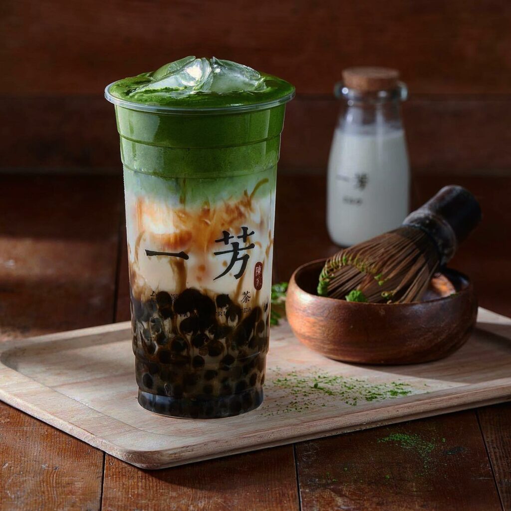 Matcha Boba Tea / boba tea smaker