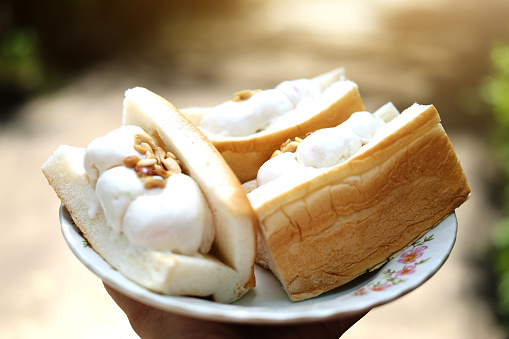 Thai coconut ice cream / Thai kokosglass