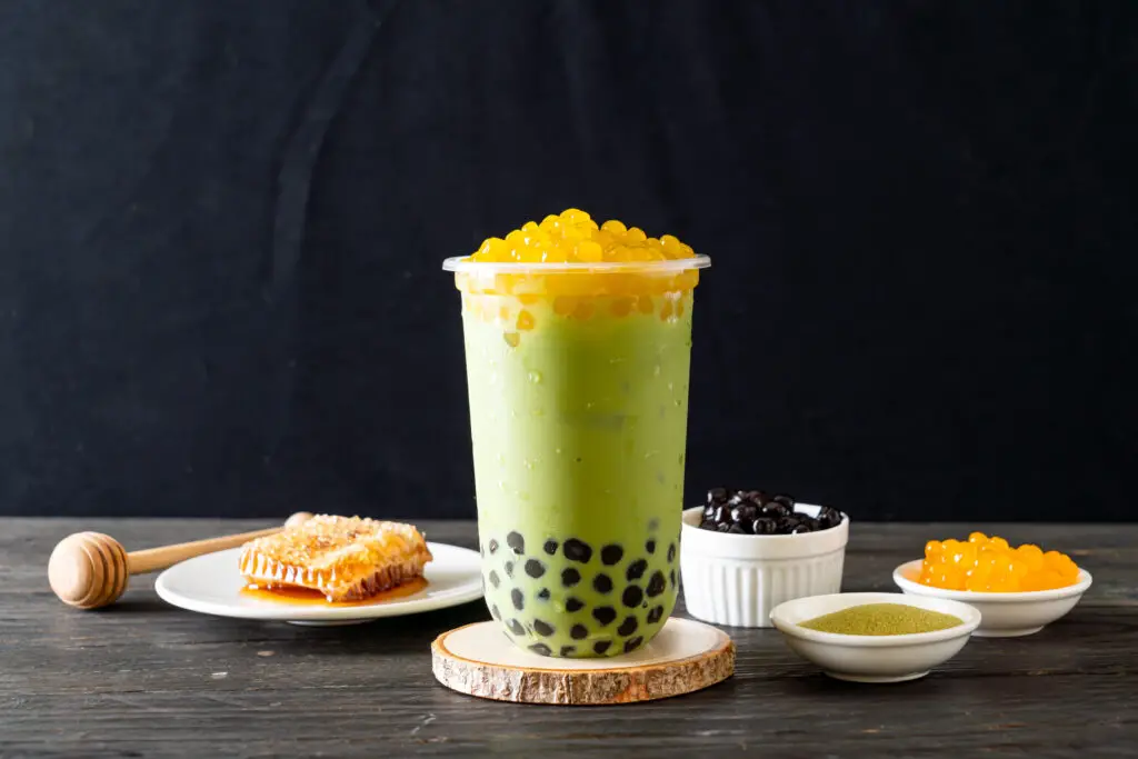 Honungsmelon Boba Tea / boba tea smaker