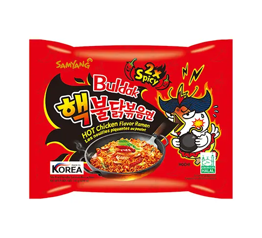 Fire Noodle Challenge - Korean Fire Noodles - Buldak-Bokkeum-Myeon