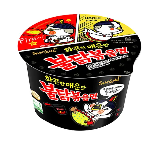 Fire Noodle Challenge - Korean Fire Noodles - Buldak-Bokkeum-Myeon