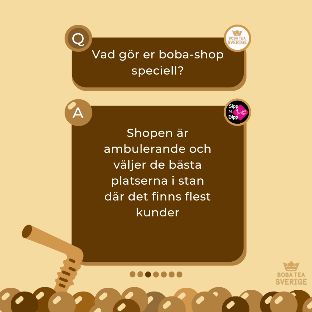 "Spilling The Boba Tea" Med Sipp N Dipp - Boba Tea Sverige