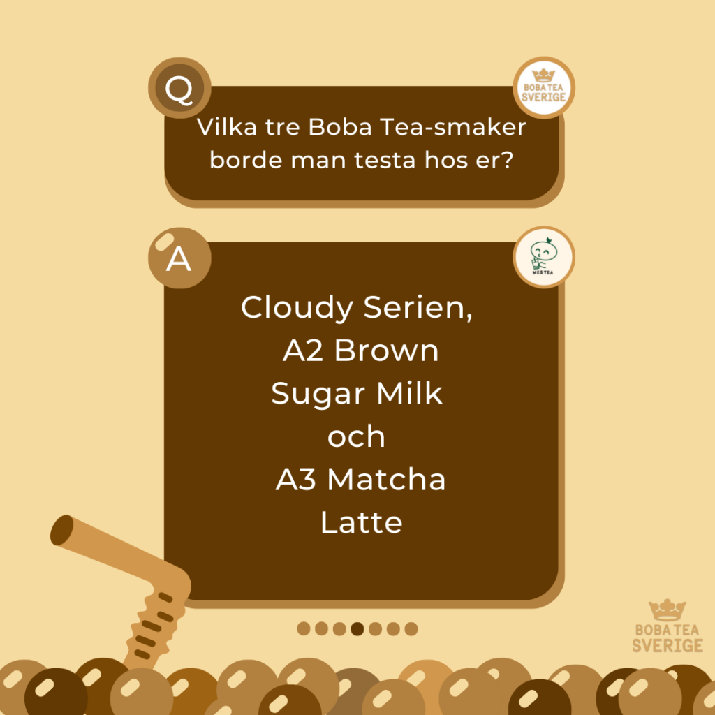 "Spilling The Boba Tea" Med Me&Tea Göteborg - Boba Tea Sverige - Bobatea.se