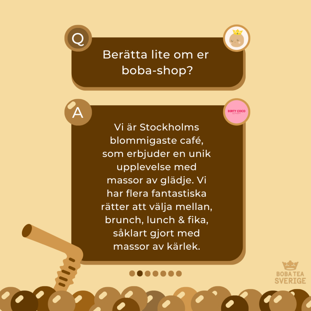 "Spilling The Boba Tea" Med Dirty Coco - Boba Tea Sverige - Bobatea.se