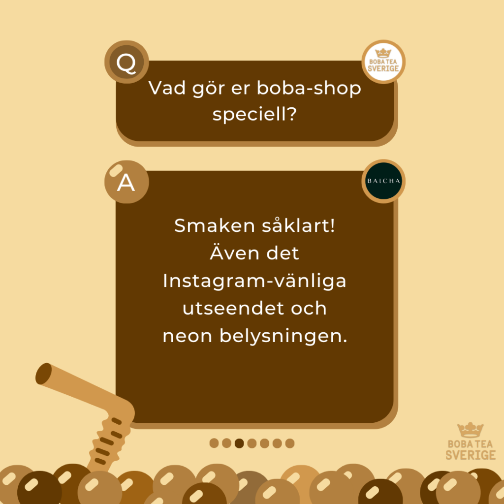 "Spilling The Boba Tea" Med Bai Cha Örebro - Boba Tea Sverige - Bobatea.se