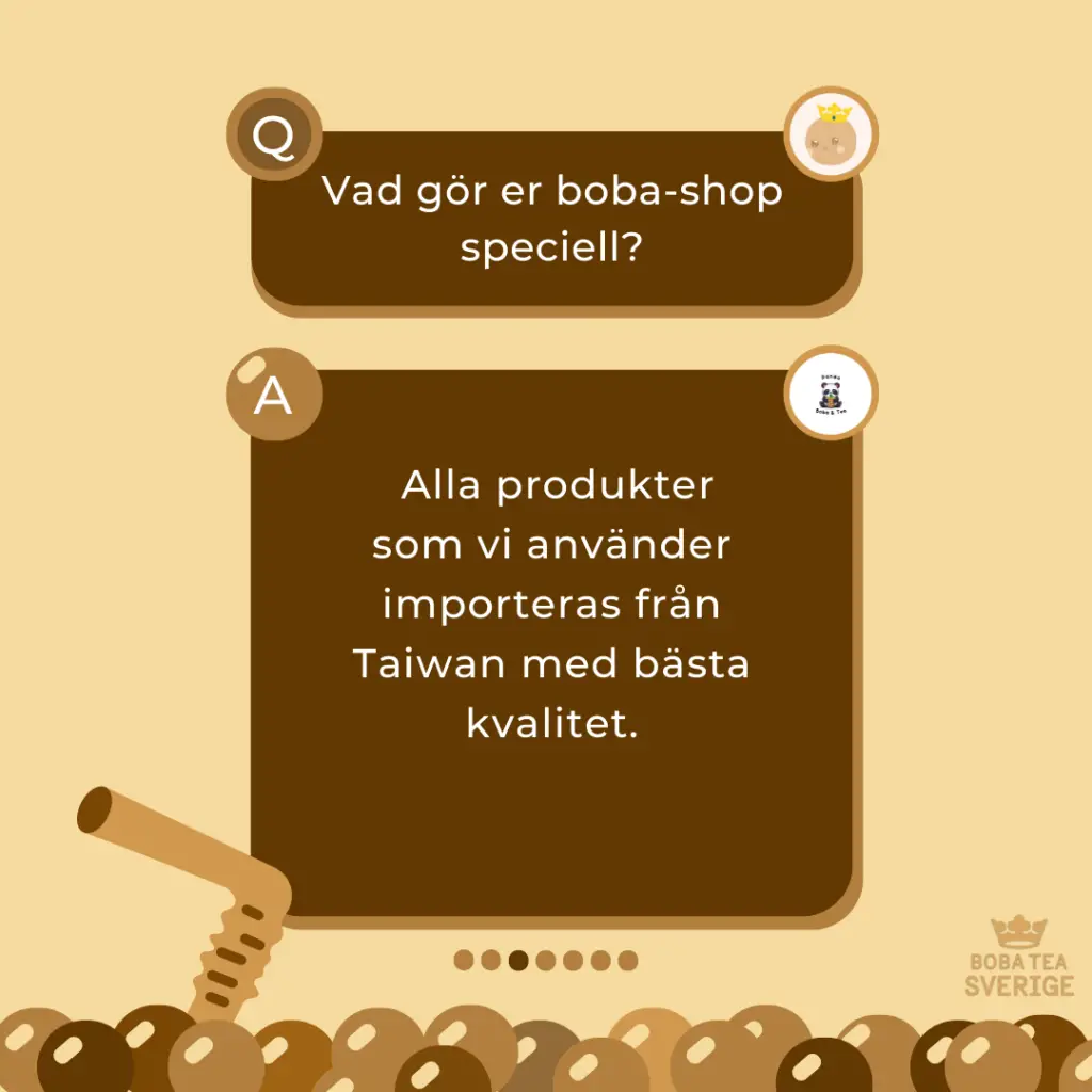 "Spilling The Boba Tea" Med Panda Boba&Tea - Boba Tea Sverige - Bobatea.se