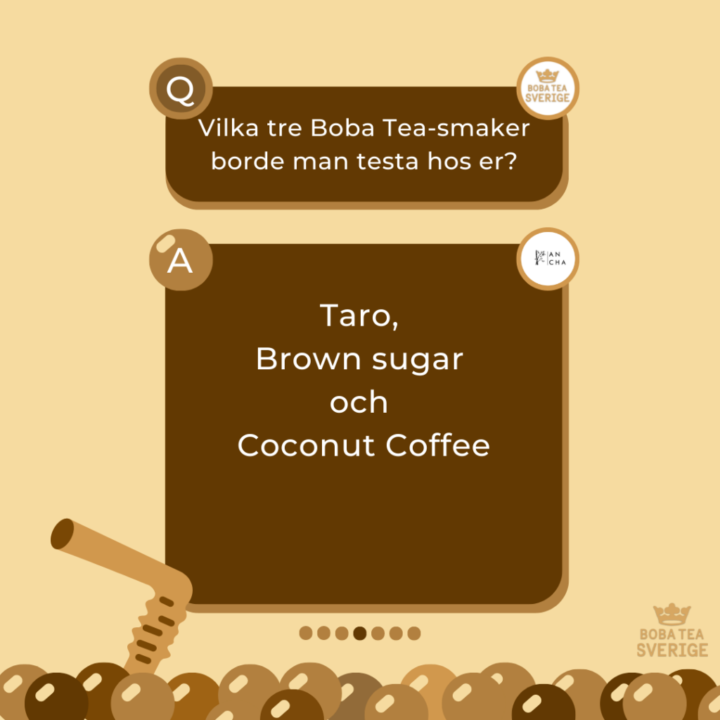 "Spilling The Boba Tea" Med An Cha Huddinge - Boba Tea Sverige - Bobatea.se