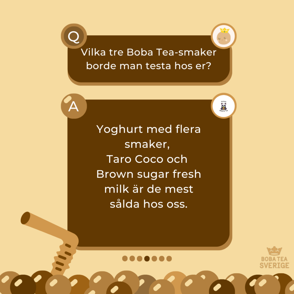 "Spilling The Boba Tea" Med Panda Boba&Tea - Boba Tea Sverige - Bobatea.se