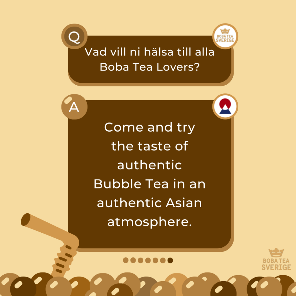 "Spilling The Boba Tea" Med Yocha Studio Uppsala - Boba Tea Sverige - Bobatea.se