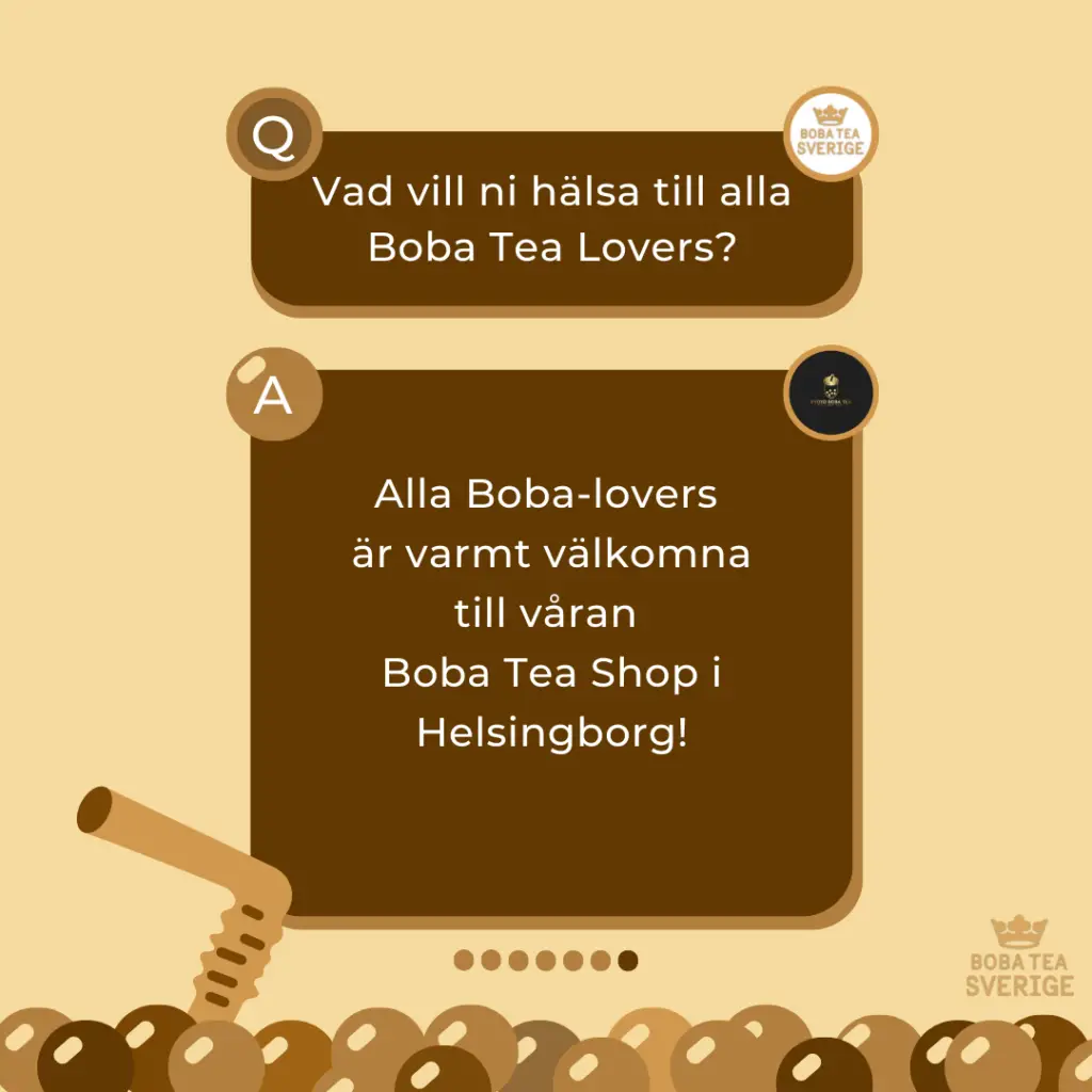 "Spilling The Boba Tea" Med Kyoto Boba Tea Helsingborg - Boba Tea Sverige - Bobatea.se