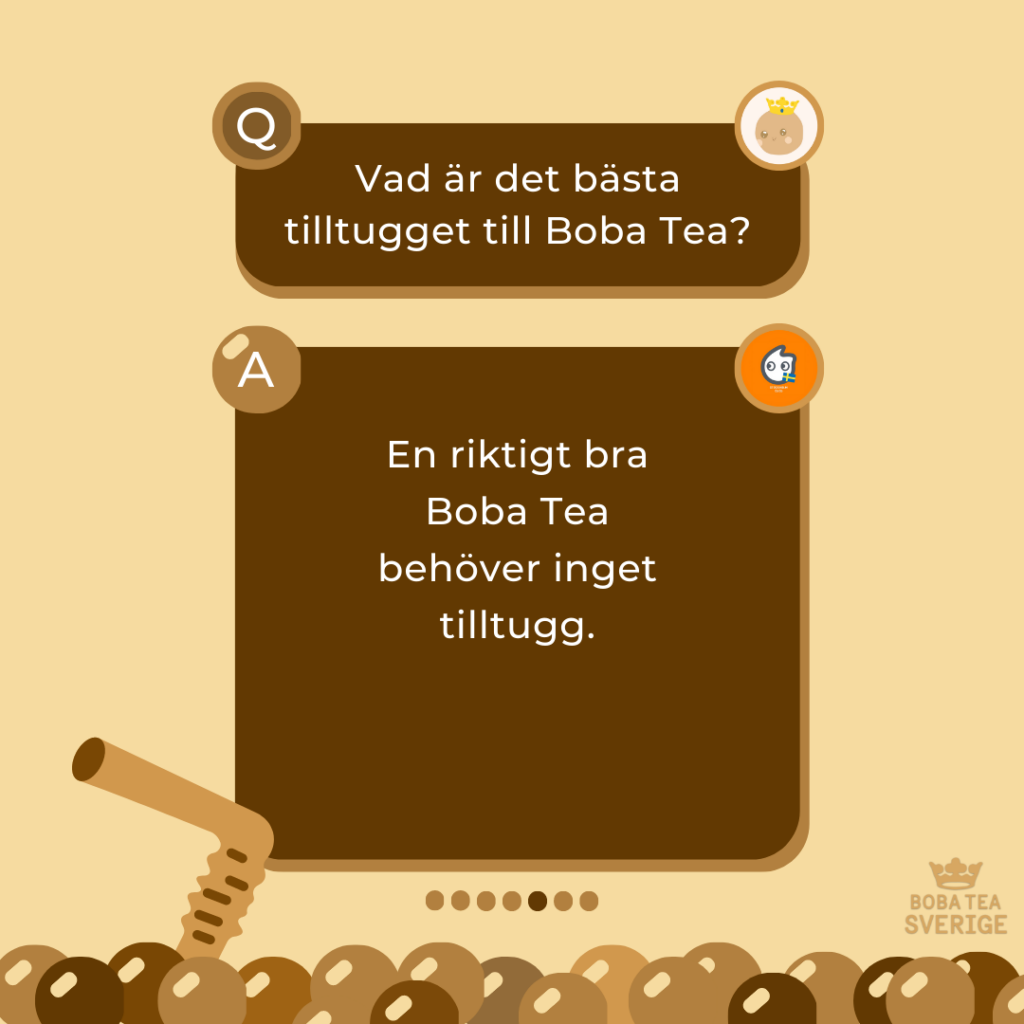 "Spilling The Boba Tea" Med CoCo Fresh Tea & Juice - Boba Tea Sverige - Bobatea.se