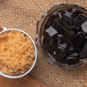 Gräsgelé (Grass Jelly) - Bild av mangolovemom