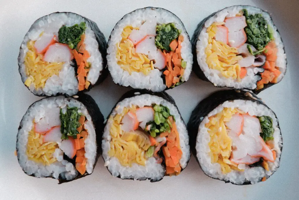 Hemmagjord kimbap