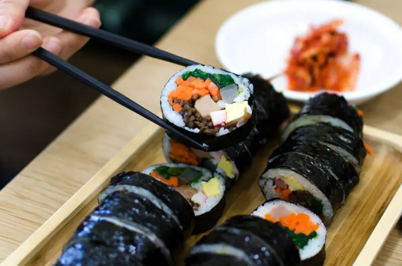 Gimbap recept - Koreanska sushirullar