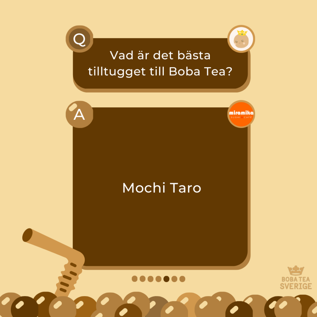 "Spilling The Boba Tea" Med Miramika Sushi & Café Skogås - Boba Tea Sverige - Bobatea.se