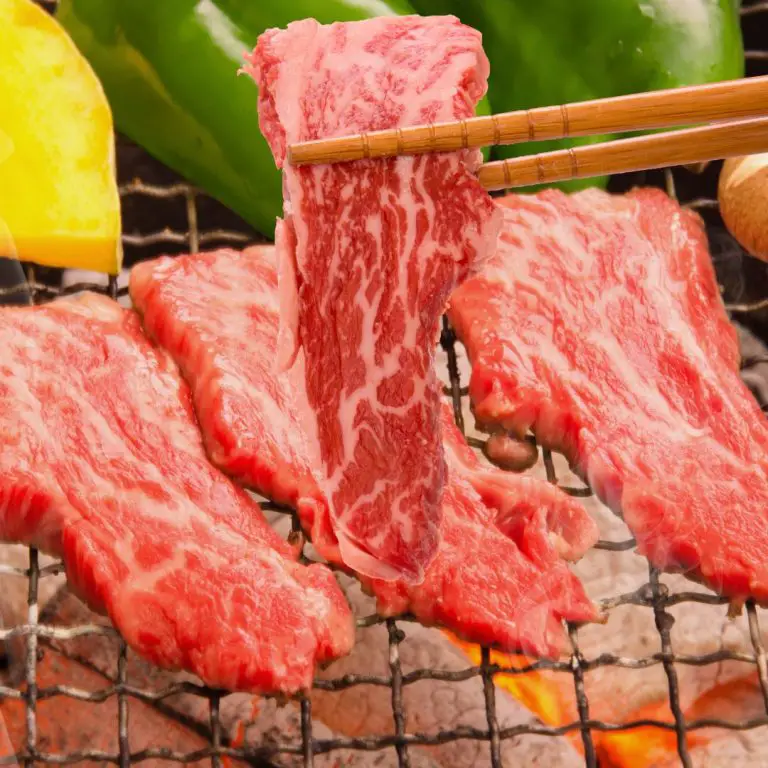 Entrecote grillas inför yakiniku recept