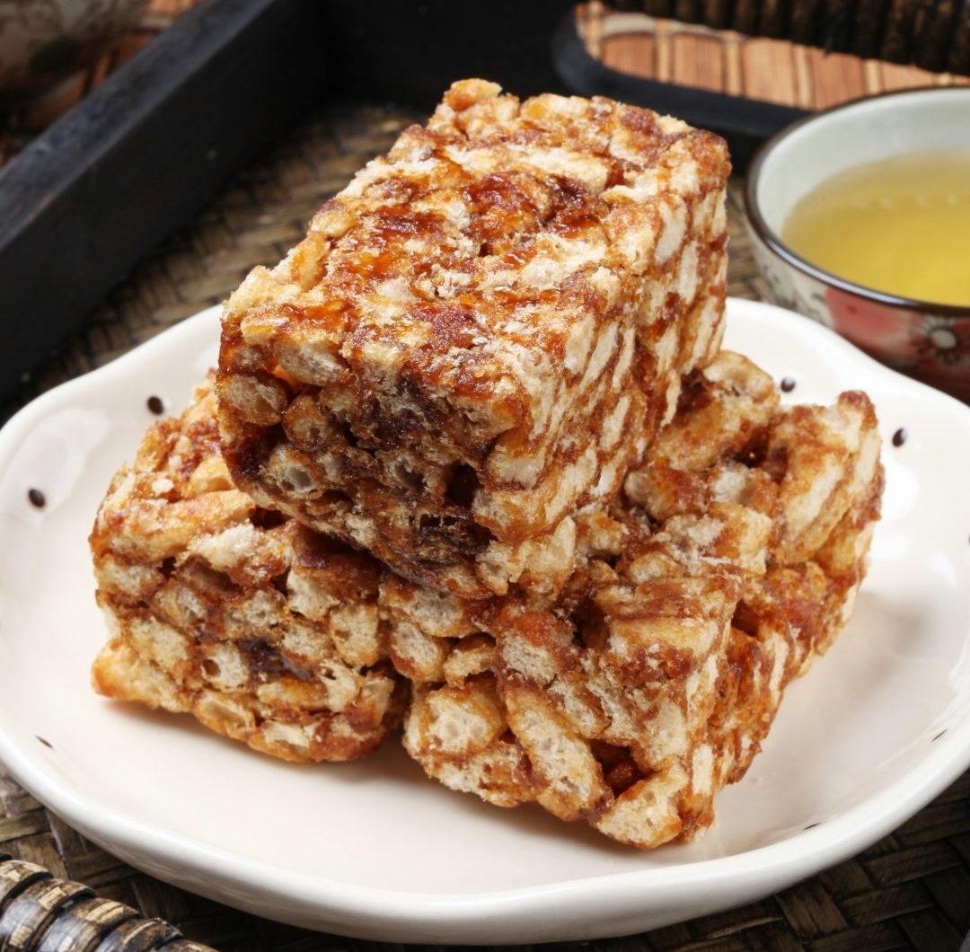 Sachima (Kantonesisk friterad degkaka)