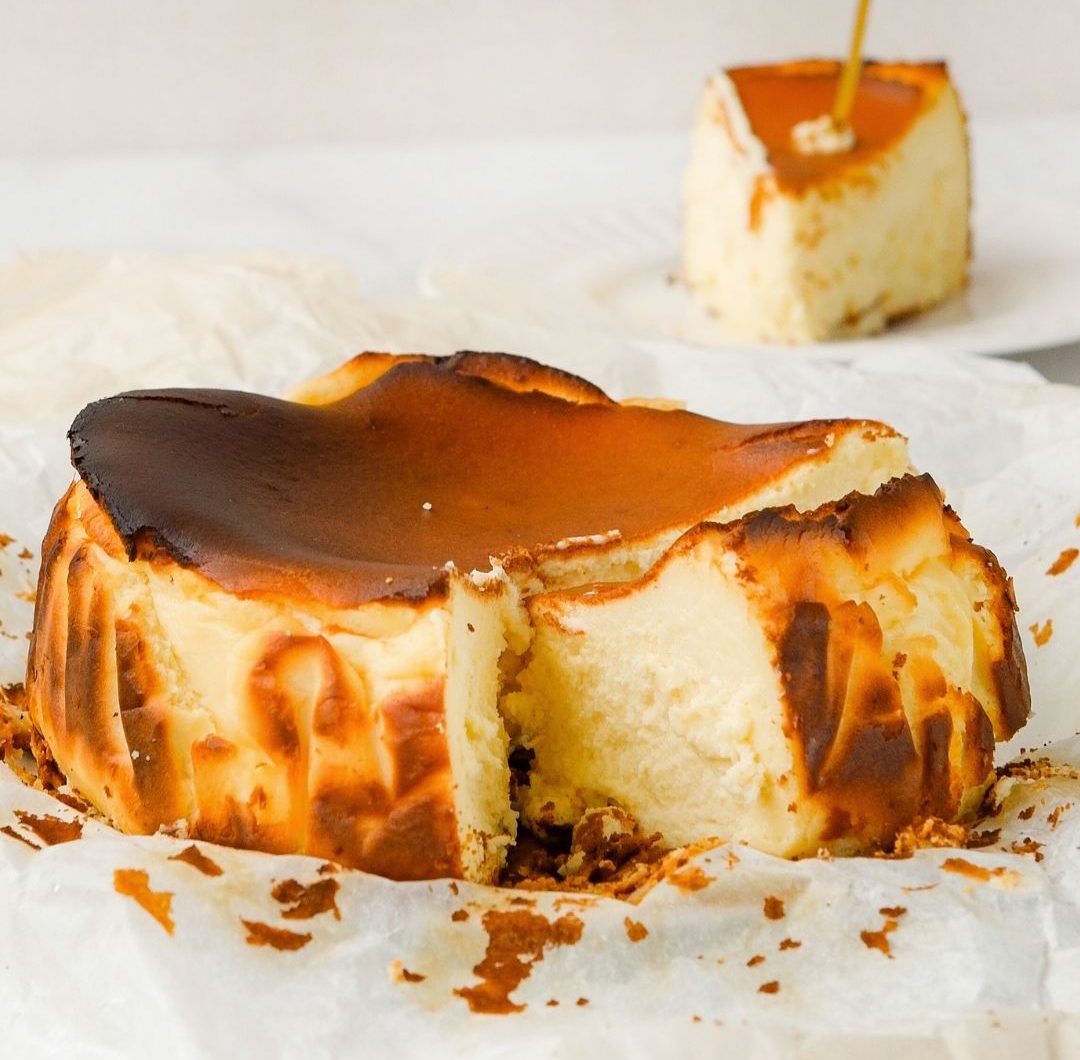 Burnt Basque Cheesecake (Japansk bränd baskisk ostkaka)