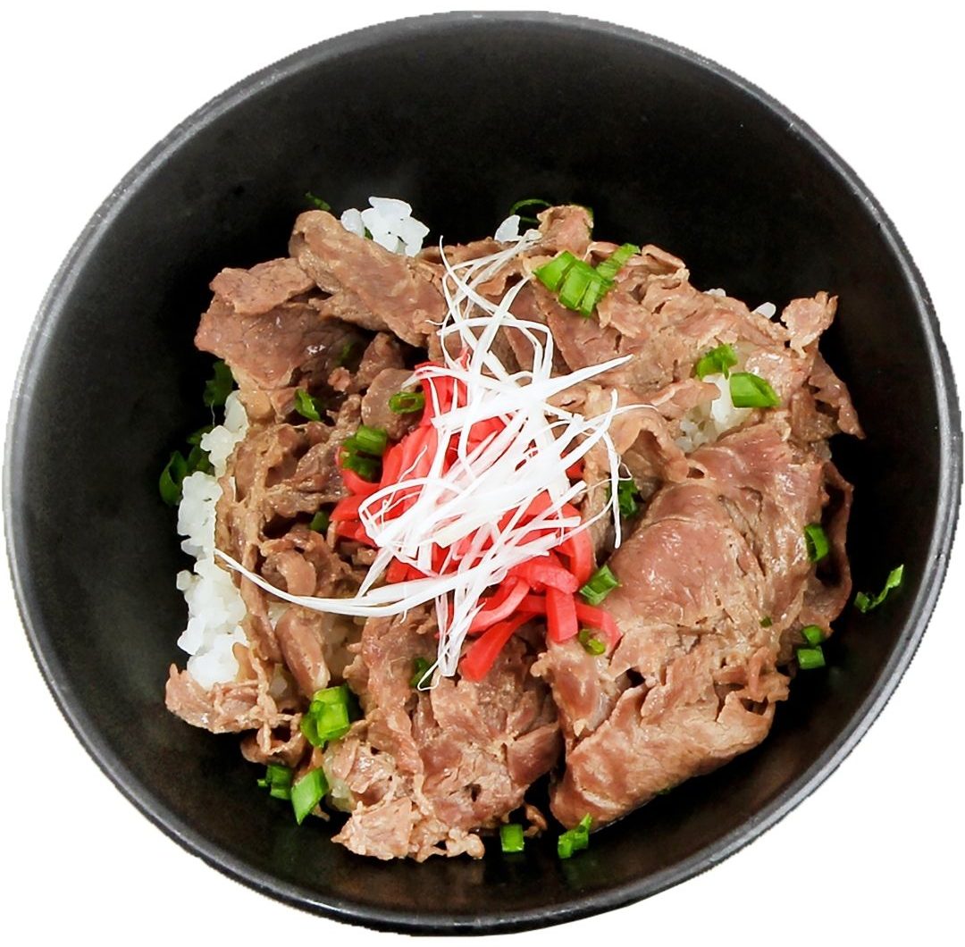 Yakinikudon (Japansk grillad nötkött med sötsojasås i skål)