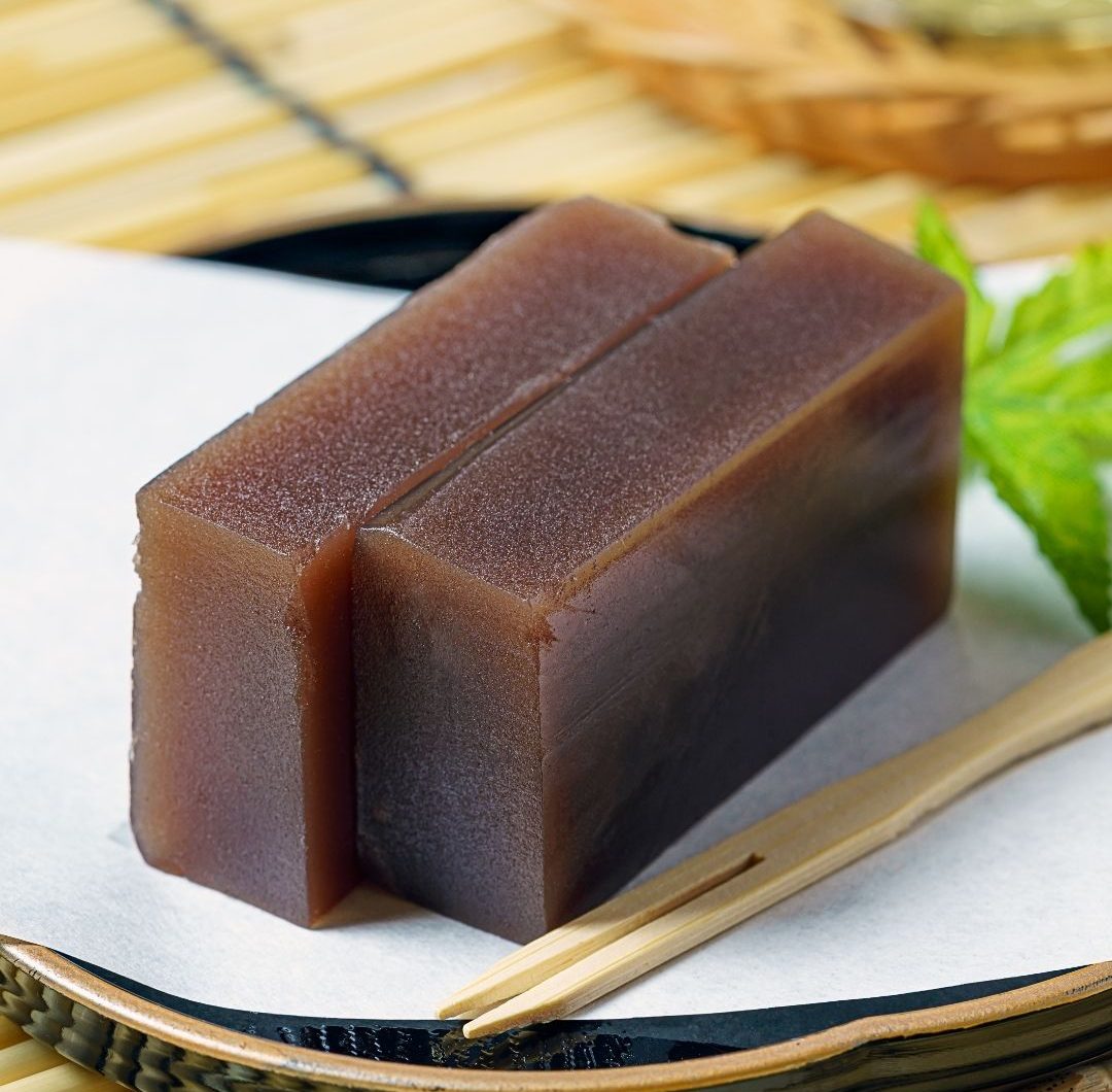 Yokan (Japansk röd bönsgodis)