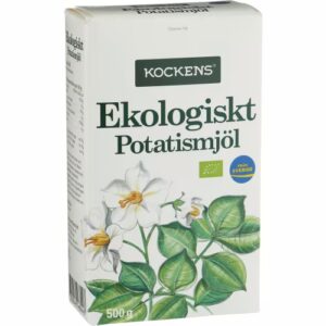 Ett paket med ekologiskt Potatismjöl, redning till soppor, såser, grytor, fruktkräm etc. Ett paket med ekologiskt Potatismjöl, redning till soppor, såser, grytor, fruktkräm etc.