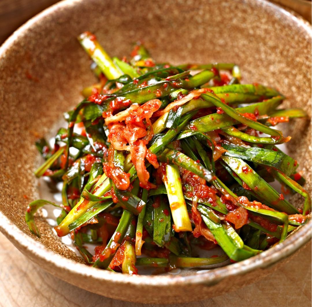 Pa-Kimchi (Koreansk vårlökskimchi)