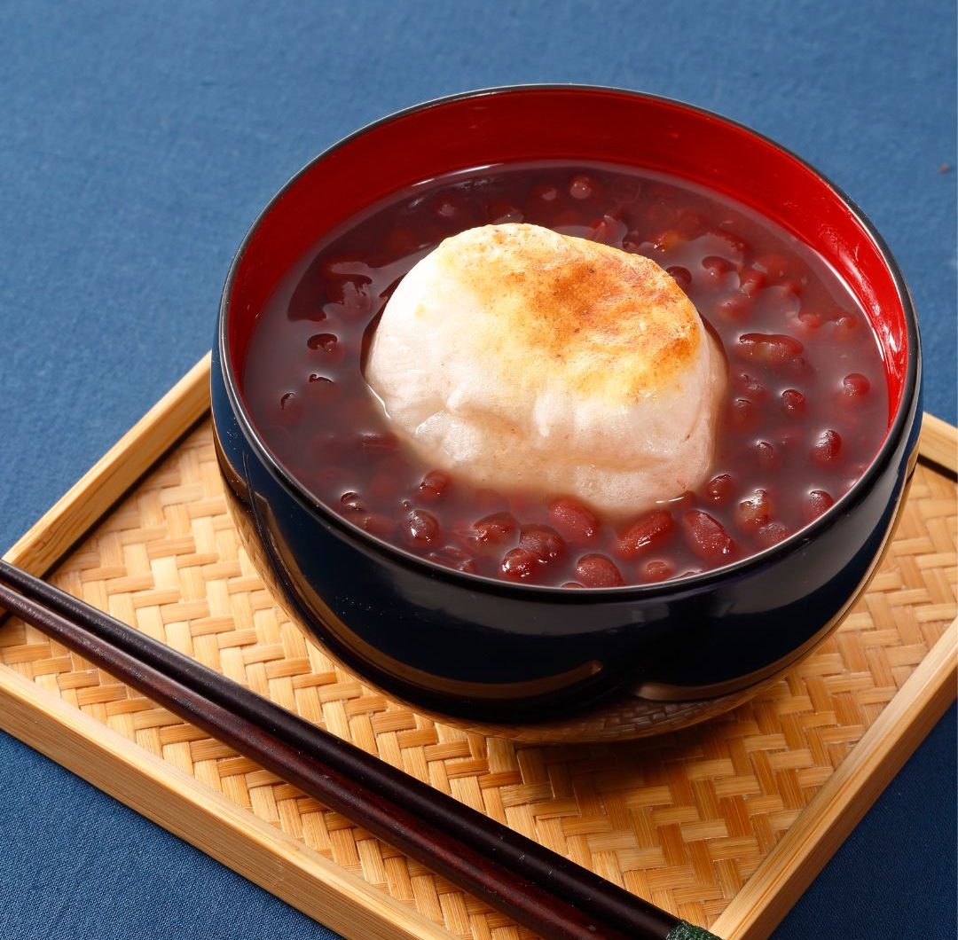 Zenzai (Japansk söt röd bönsoppa)