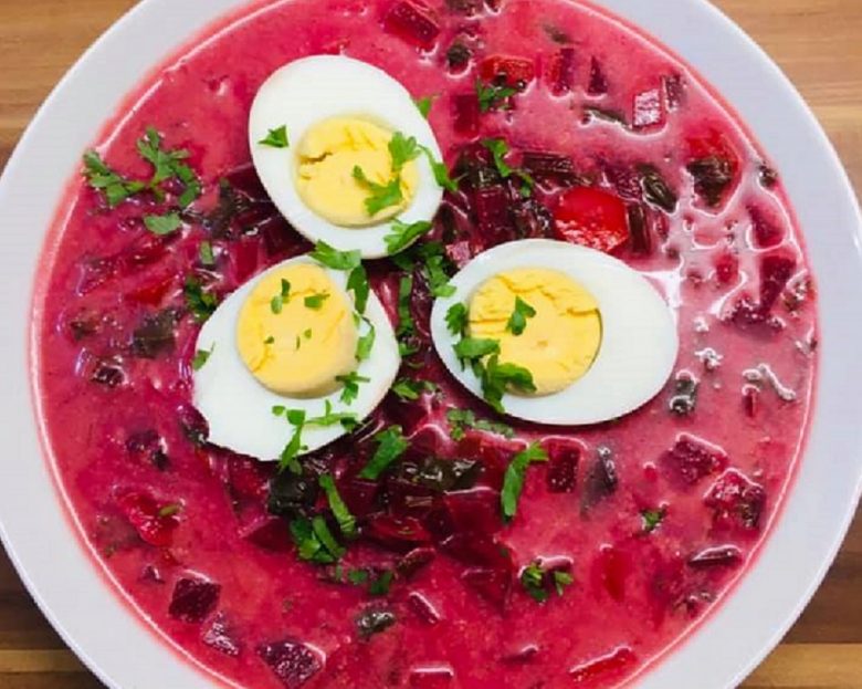 Botwinka Suppe Bild