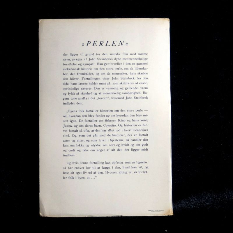 John Steinbeck, Perlen - Billede 3
