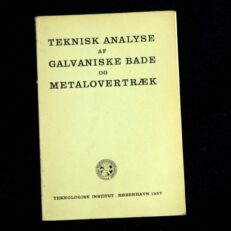 Palle Bang, Teknisk analyse af galvaniske bade og metalovertræk