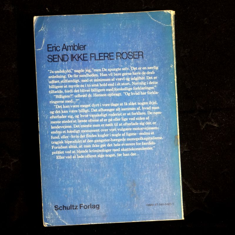 Eric Ambler, Send ikke flere roser - Billede 3