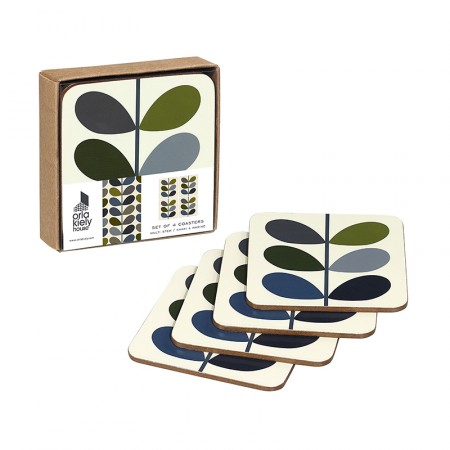 Orla Kiely glasunderlägg 4-pack