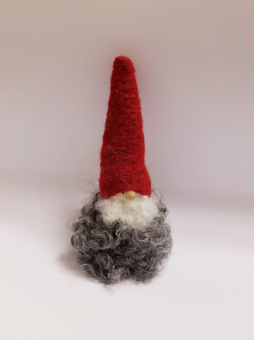 Tomte med röd luva