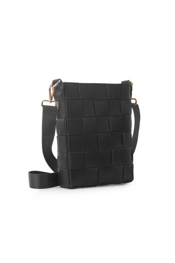 Ceannis Shoulder Bag Braided Strap Black