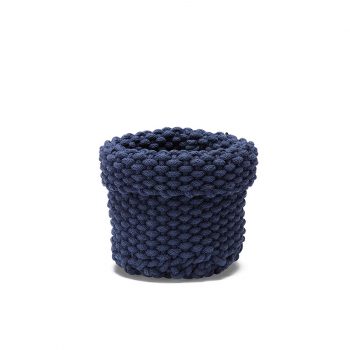 Förvaringskorg Rope medium blå