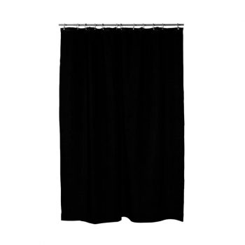 Duschdraperi 180x200 cm textil svart