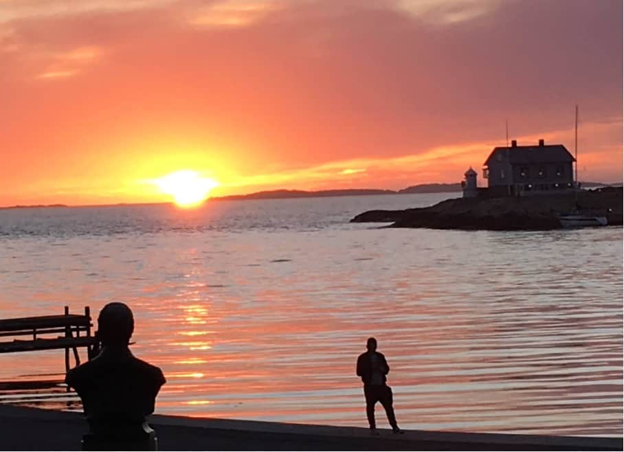 Solnedgång på Marstrand