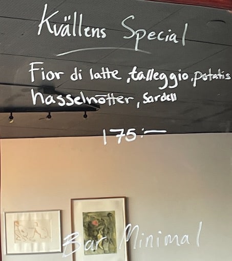 Bar minimal i Göteborg