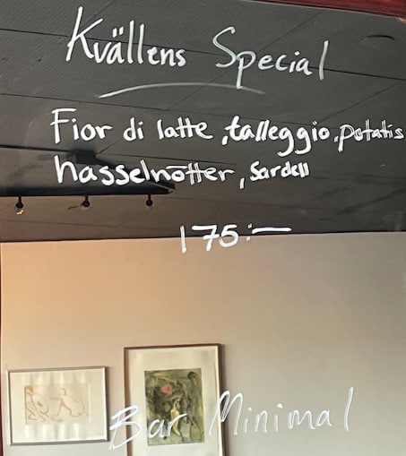 Bar minimal i Göteborg