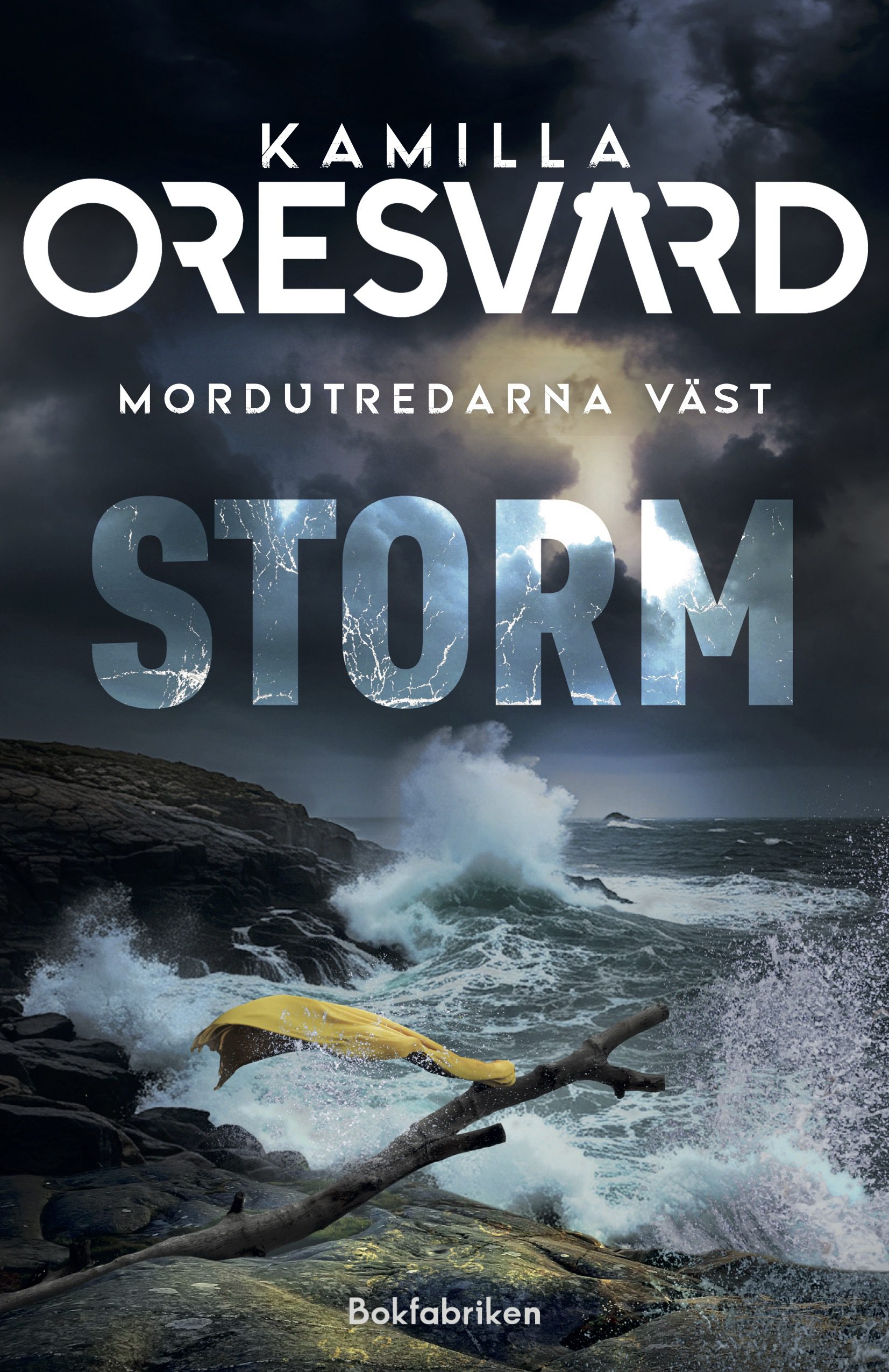 Omslag Storm av Kamilla Oresvärd (Mordutredarna väst)