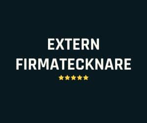 Extern firmatecknare