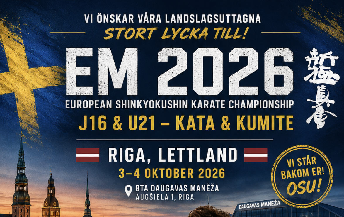 🥋 Fyra karatekas från Bollebygds Kyokushinkai uttagna till EM! 🇸🇪
