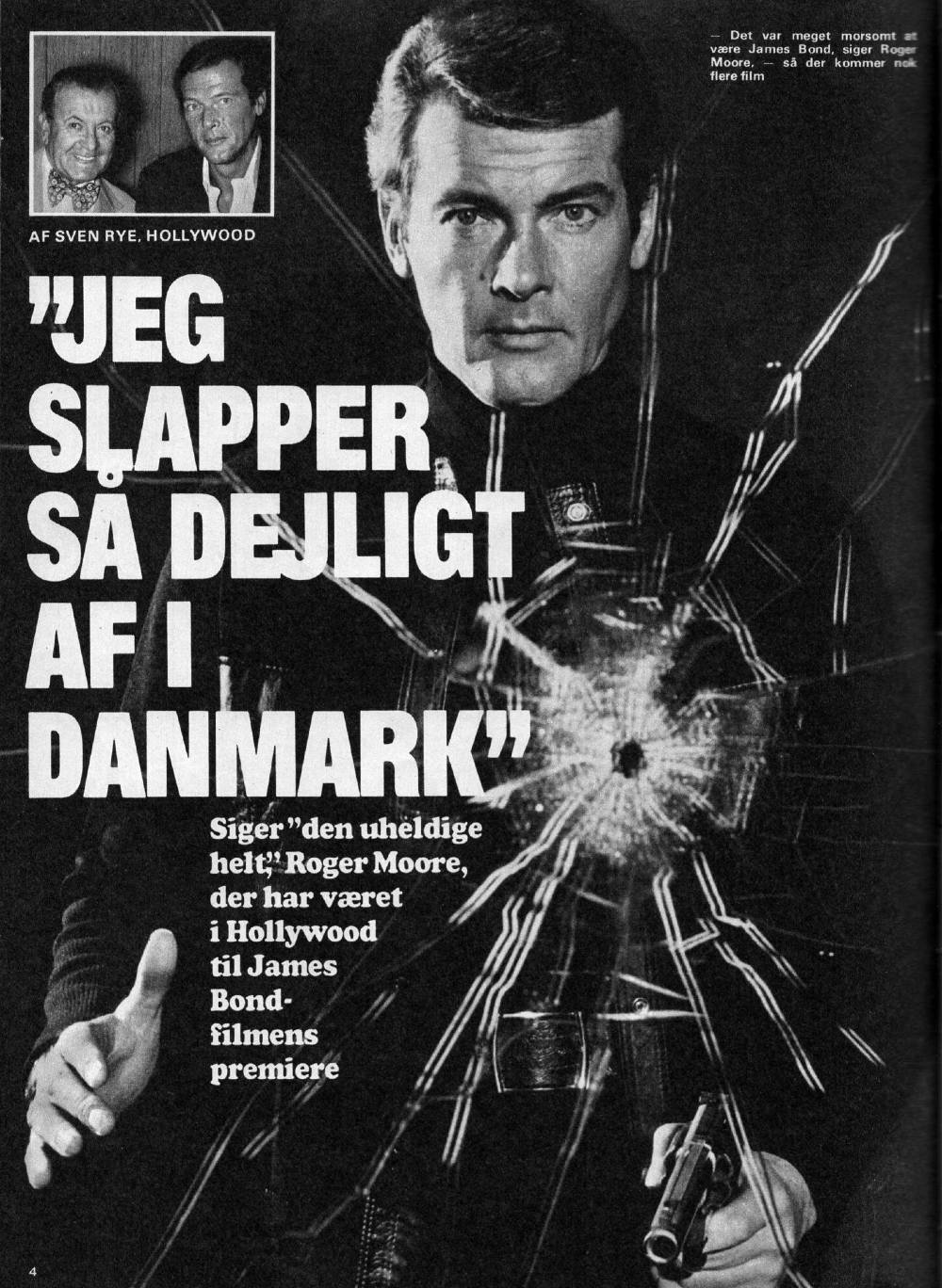 “Lev og lad dø” Interview med Roger Moore (SE og HØR 1973) James