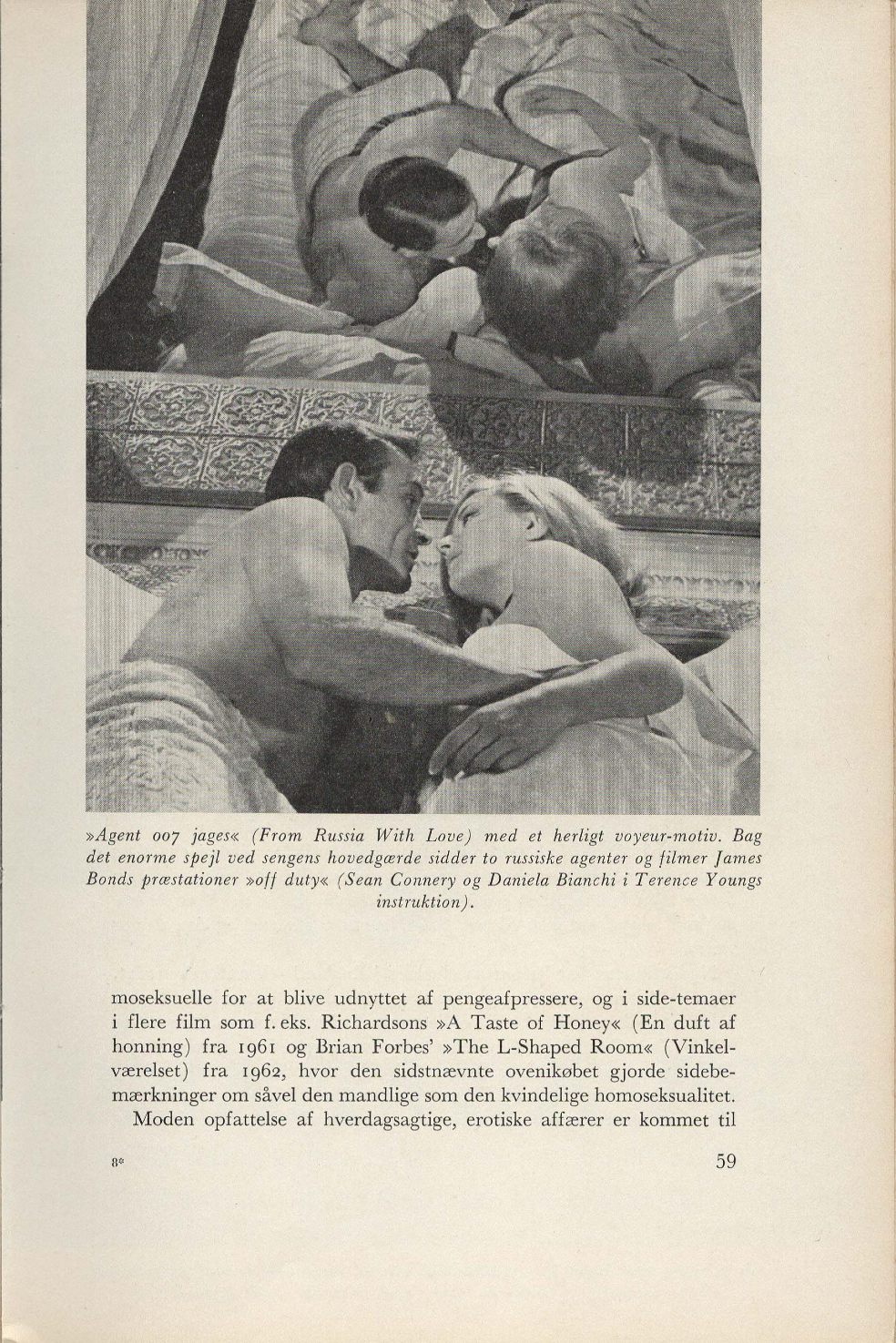 Agent 007 jages” Uddrag fra bogen “Erotik i filmen” (1965) billede