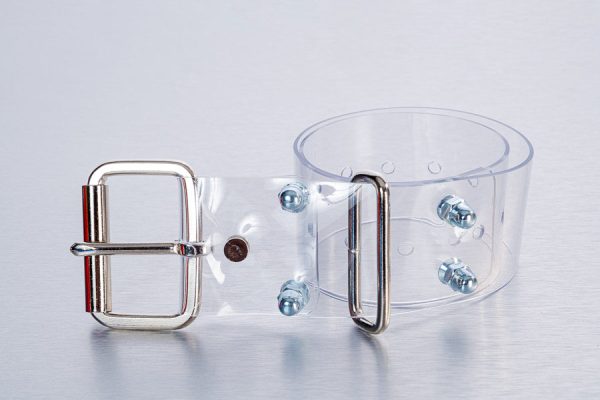 PVC Gürtel transparent, Breite 5 cm